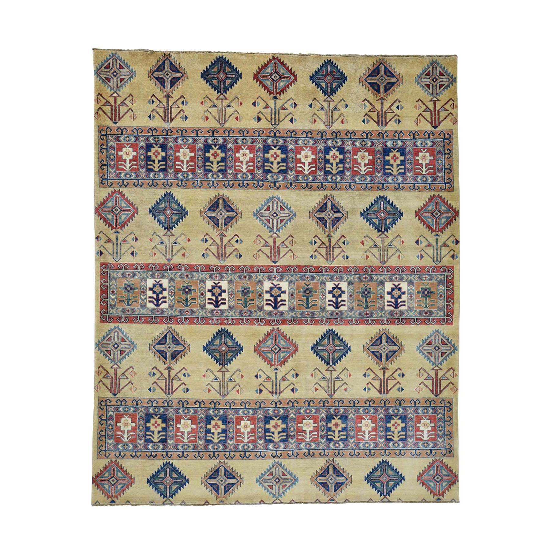 Casual Wool Hand-Knotted Area Rug 8'0